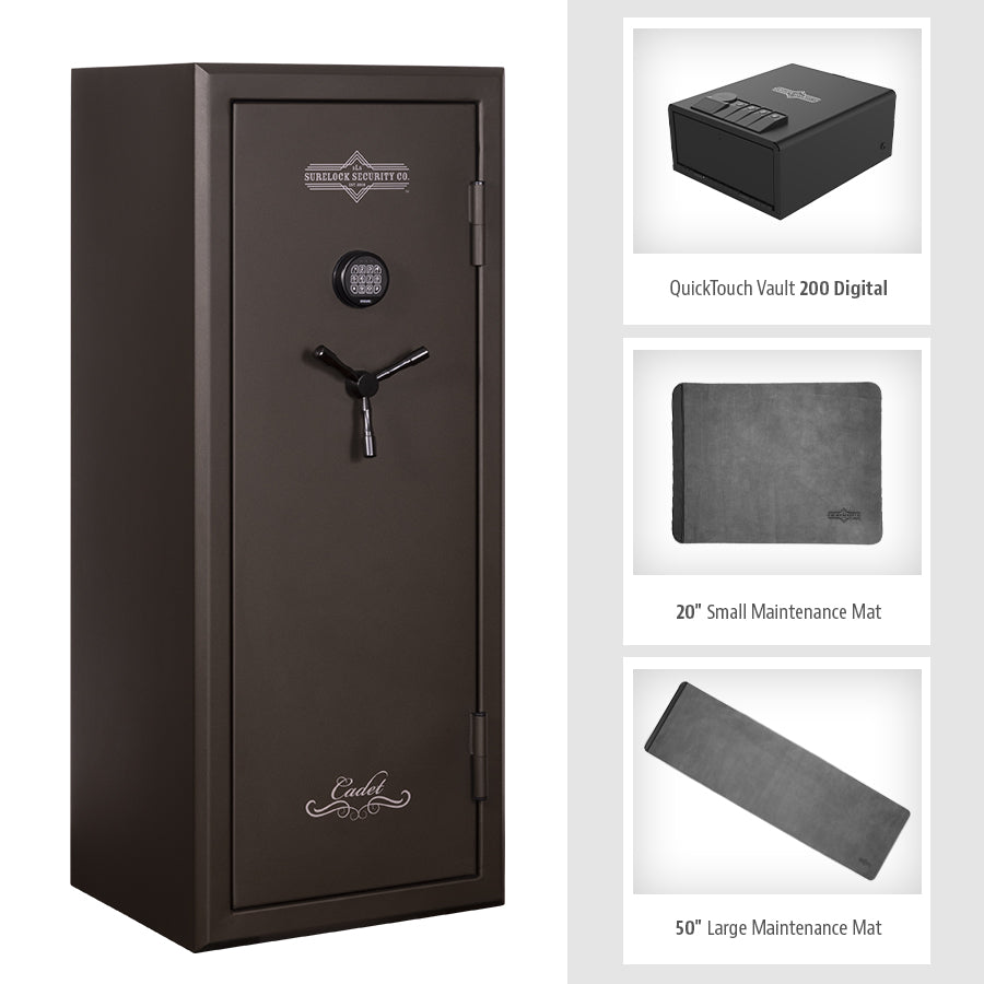 Cadet 18 Gun & Home Safe Bundle | Surelock Security Co.®