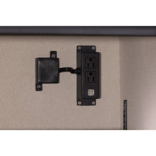 Load image into Gallery viewer, up close shot of interior outlet and 2 USB ports
