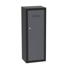 Load image into Gallery viewer, Combat 14 gun cabinet, grey and black. studio image
