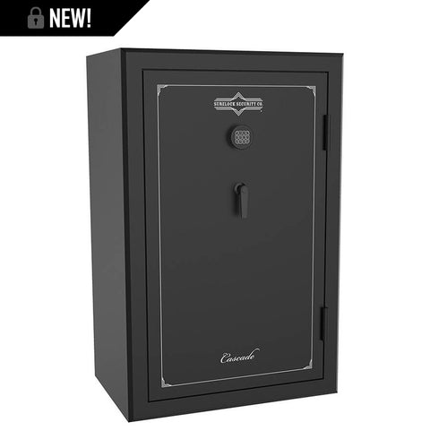 Cascade 48 gun and home security safe with digital keypad lock