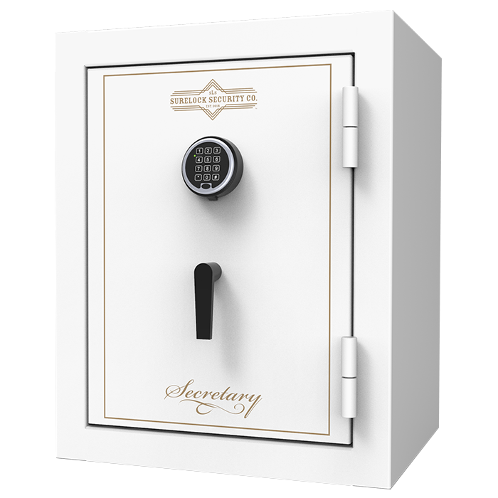 Secretary 30 Home and Office Safe - White Texture